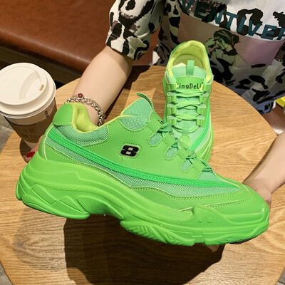 Fluorescent green father shoes ins tide 2019 summer network celebrity net breathable super fire thick soled sneakers
Fluorescent green father shoes ins tide 2019 summer network celebrity net breathable super fire thick soled sneakers