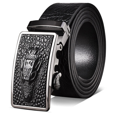 New mens leather crocodile belt top layer leather automatic buckle belt business generation
New mens leather crocodile belt top layer leather automatic buckle belt business generation