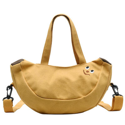 Cute Fruit Shaped Printing Shoulder Handbags Women Canvas Crossbody Bags