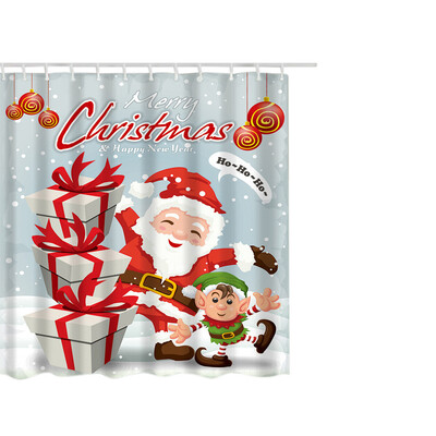 Gobestart Christmas Waterproof Polyester Bathroom Shower Curtain Decor With Hooks 71x71
Gobestart Christmas Waterproof Polyester Bathroom Shower Curtain Decor With Hooks 71x71