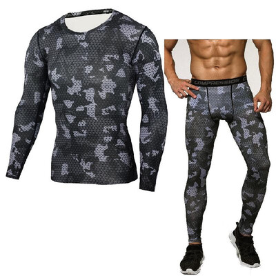 Long-sleeved t-shirt tights workout clothes mens sports cool outdoor camouflage suit Long
Long-sleeved t-shirt tights workout clothes mens sports cool outdoor camouflage suit Long