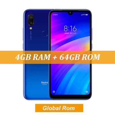 Global ROM Xiaomi Redmi 7 Smartphone With 4GB RAM 64GB ROM Octa-Core 12MP Dual AI Camera 4000mAh 4G LTE Phone
Global ROM Xiaomi Redmi 7 Smartphone With 4GB RAM 64GB ROM Octa-Core 12MP Dual AI Camera 4000mAh 4G LTE Phone