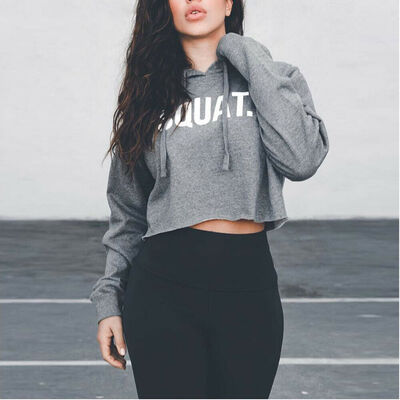 Women Jumper Crop Top Hooded Full Hoodie Sweatshirt Sport Wear Pullover Hoody
Women Jumper Crop Top Hooded Full Hoodie Sweatshirt Sport Wear Pullover Hoody