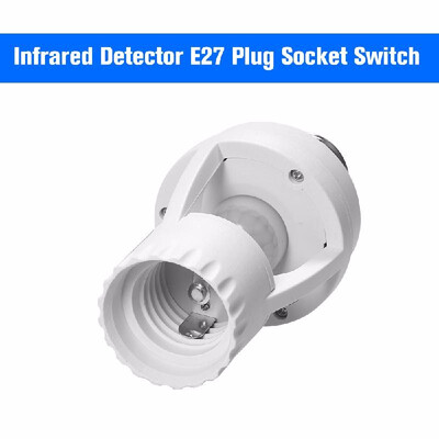 AC110-220V 360 Degrees PIR Induction Motion Sensor IR Human Infrared Detector E27 Plug Socket Switch Base Led Bulb Light Sensor La
AC110-220V 360 Degrees PIR Induction Motion Sensor IR Human Infrared Detector E27 Plug Socket Switch Base Led Bulb Light Sensor La