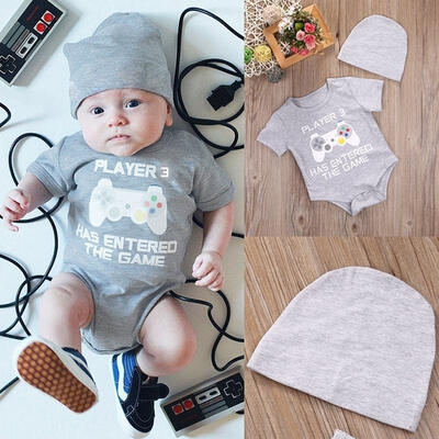 Toddler Infant Kids Summer Newborn Baby Boy Romper Bodysuit Jumpsuit Hat Clothes Outfits 2pcs Set
Toddler Infant Kids Summer Newborn Baby Boy Romper Bodysuit Jumpsuit Hat Clothes Outfits 2pcs Set