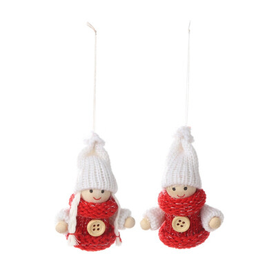 1 Pair Christmas Pendants Wood Dolls With Knitted Hat And Cloth Decorative Hanging Ornaments Christmas Tree Ornaments Xmas Gift
1 Pair Christmas Pendants Wood Dolls With Knitted Hat And Cloth Decorative Hanging Ornaments Christmas Tree Ornaments Xmas Gift