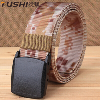 Plastic metal-free hypoallergenic canvas camouflage belt quick-drying nylon webbing
Plastic metal-free hypoallergenic canvas camouflage belt quick-drying nylon webbing