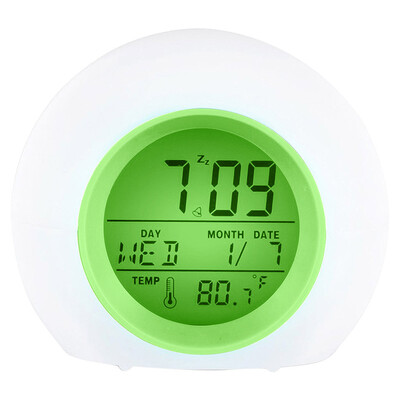 〖Follure〗7 Color LED Change Digital Glowing Alarm Clock Night Light for Bedroom Child HOT
〖Follure〗7 Color LED Change Digital Glowing Alarm Clock Night Light for Bedroom Child HOT