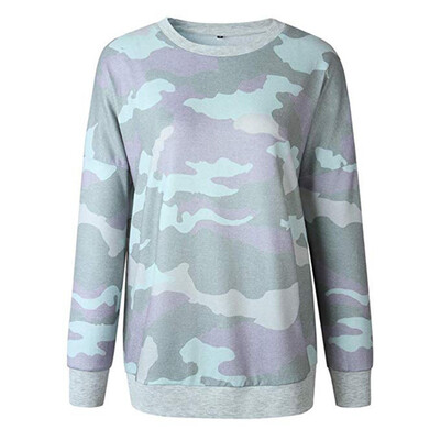 Autumn Winter Women Sweatshirt Loose Cotton Camouflage Round Neck Long Sleeve Pullovers Fashion Tops Sudaderas Mujer
Autumn Winter Women Sweatshirt Loose Cotton Camouflage Round Neck Long Sleeve Pullovers Fashion Tops Sudaderas Mujer