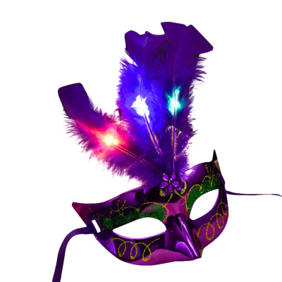Siaonvr Women Venetian LED Mask Masquerade Fancy Dress Party Princess Feather Masks
Siaonvr Women Venetian LED Mask Masquerade Fancy Dress Party Princess Feather Masks
