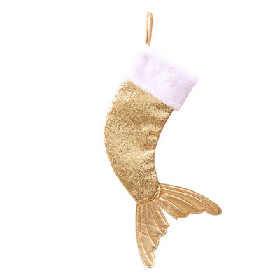 DIY 18 Inch Christmas Party Gift Satin Sequins Fishtail Hanging Decor Stocking Candy Gift Holder Bag Xmas Tree Hanging Ornaments
DIY 18 Inch Christmas Party Gift Satin Sequins Fishtail Hanging Decor Stocking Candy Gift Holder Bag Xmas Tree Hanging Ornaments
