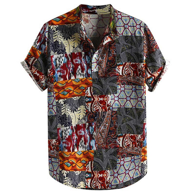 Toponeto Mens Vintage Ethnic Printed Turn Down Collar Short Sleeve Loose Casual Shirts
Toponeto Mens Vintage Ethnic Printed Turn Down Collar Short Sleeve Loose Casual Shirts