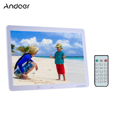 Andoer 15 Inch Large Screen LED Digital Photo Frame Album Wall Mountable Desktop 1280 800 Support Remote Control with Motion Det
Andoer 15 Inch Large Screen LED Digital Photo Frame Album Wall Mountable Desktop 1280 800 Support Remote Control with Motion Det