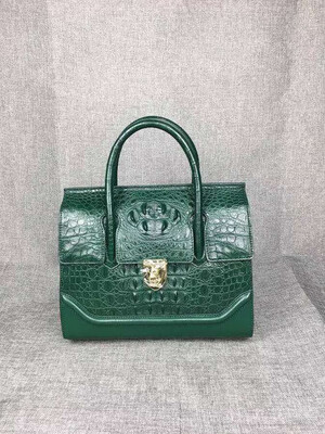 green color Real genuine crocodile skin women tote handbag with cow skin lining top level quality women tote cross body bags
green color Real genuine crocodile skin women tote handbag with cow skin lining top level quality women tote cross body bags