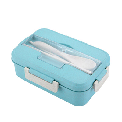 Lunch Box Wheat Straw With Dinnerware Microwave Bento Lunch Box Food Container 
Lunch Box Wheat Straw With Dinnerware Microwave Bento Lunch Box Food Container