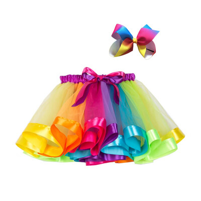 2Pcs Baby Girls Summer Mesh Rainbow Color Matching High Waist Skirt Kid Girls Short Pleated Sweet SkirtHairband Cute 2-7y
2Pcs Baby Girls Summer Mesh Rainbow Color Matching High Waist Skirt Kid Girls Short Pleated Sweet SkirtHairband Cute 2-7y