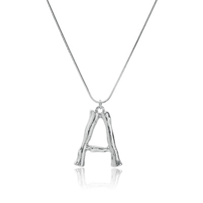Silvery Initial Letters Necklace Women Color Chain 2018 Fashion Long Necklaces Big Pendant Statement Necklace Collier Femme
Silvery Initial Letters Necklace Women Color Chain 2018 Fashion Long Necklaces Big Pendant Statement Necklace Collier Femme