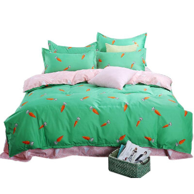 4PcsSet Home Fashionable Cartoon Bedding Set Simple & Soft Bedclothes Skin-Friendly Pillowcase Duvet Cover Bedsheet
4PcsSet Home Fashionable Cartoon Bedding Set Simple & Soft Bedclothes Skin-Friendly Pillowcase Duvet Cover Bedsheet