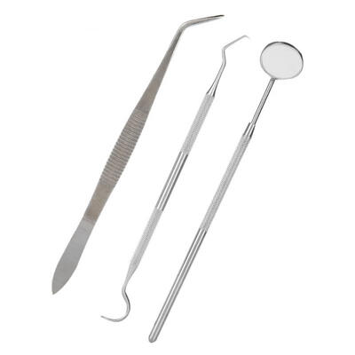 Greensen 3pcsSet Stainless Steel Oral Care Kit Plaque Calculus Removal Dental Hygiene Tool for Home Use
Greensen 3pcsSet Stainless Steel Oral Care Kit Plaque Calculus Removal Dental Hygiene Tool for Home Use