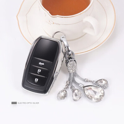 Car Styling Soft TPU Car Key Case For Toyota Camry Highlander Prado Corolla RAV4 Car Key Cover Shell Car Crystal Keychain
Car Styling Soft TPU Car Key Case For Toyota Camry Highlander Prado Corolla RAV4 Car Key Cover Shell Car Crystal Keychain