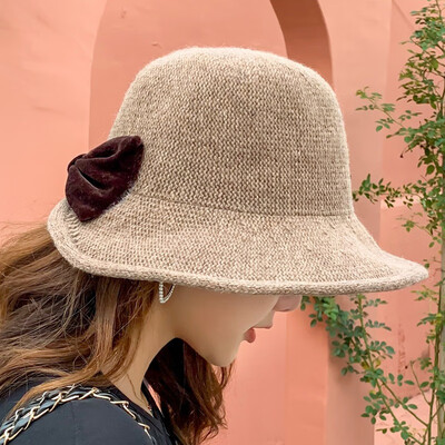 Fall&Winter 2009 Fishermans Cap New Cute Butterfly Knot Korean Edition Ladys Pure-color Fresh Baitie Knitted Wool Cap
Fall&Winter 2009 Fishermans Cap New Cute Butterfly Knot Korean Edition Ladys Pure-color Fresh Baitie Knitted Wool Cap