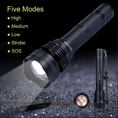 Saidsome Lastest Tactical Military LED Flashlight Torch 5-Mode For 1865026650 flashlight lamp
Saidsome Lastest Tactical Military LED Flashlight Torch 5-Mode For 1865026650 flashlight lamp