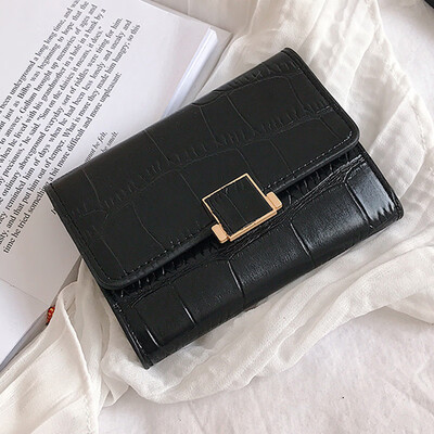Female short wallet students Korean version of simple folding 2019 new fashion multifunctional buckle change clip
Female short wallet students Korean version of simple folding 2019 new fashion multifunctional buckle change clip