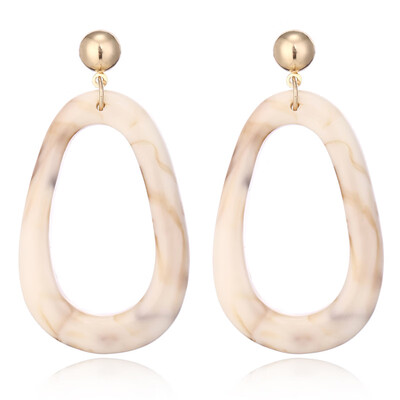 EK834 European Fashion Big Vintage Geometry Oval Acrylic Statement Water Drop Dangle Earrings for Women Jewelry Gift Accessories
EK834 European Fashion Big Vintage Geometry Oval Acrylic Statement Water Drop Dangle Earrings for Women Jewelry Gift Accessories