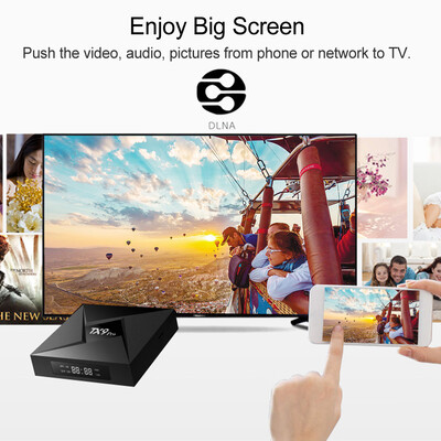 TX9 PRO Smart Android 71 TV Box Amlogic S912 Octa-core 64 Bit 3GB 32GB HDR10 VP9 H265 UHD 4K 24G & 5G WiFi 1000M LAN DLNA BT
TX9 PRO Smart Android 71 TV Box Amlogic S912 Octa-core 64 Bit 3GB 32GB HDR10 VP9 H265 UHD 4K 24G & 5G WiFi 1000M LAN DLNA BT