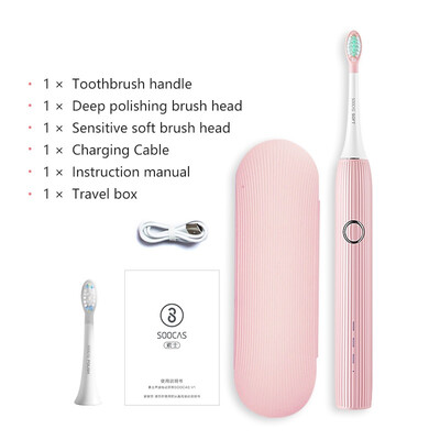 SOOCAS V1 Electric Toothbrush Sonic Ultrasonic Automatic ToothBrush Type-c Rechargeable Waterproof Tooth Brush Adult Tooth Clean
SOOCAS V1 Electric Toothbrush Sonic Ultrasonic Automatic ToothBrush Type-c Rechargeable Waterproof Tooth Brush Adult Tooth Clean