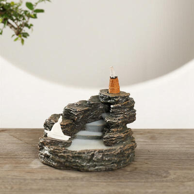 Greensen Unique Resin Backflow Censer Waterfall Mountain Incense Burner for Home Office Decoration
Greensen Unique Resin Backflow Censer Waterfall Mountain Incense Burner for Home Office Decoration