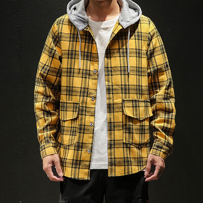 Toponeto Mens Casual Fashion Plaid Printing Loose Hoodie Long Sleeve Shirt Top Blouse
Toponeto Mens Casual Fashion Plaid Printing Loose Hoodie Long Sleeve Shirt Top Blouse