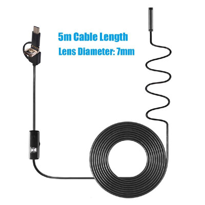 3-in-1 Industrial Endoscope Borescope Inspection Camera Built-in 6 LEDs IP67 Waterproof USB Type-C Endoscope for Android Smartphon
3-in-1 Industrial Endoscope Borescope Inspection Camera Built-in 6 LEDs IP67 Waterproof USB Type-C Endoscope for Android Smartphon