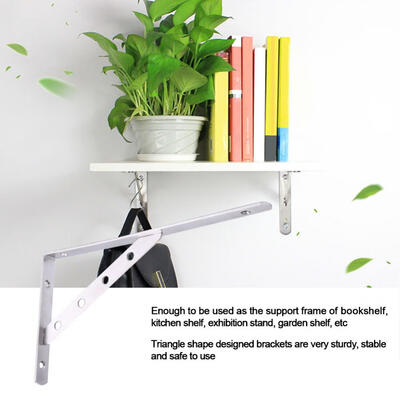 1 Pair Stainless Steel -Shaped Wall-Mounted Shelf Brackets Support Frame Home Hardware Wall Shelf SupportShelf Bracket
1 Pair Stainless Steel -Shaped Wall-Mounted Shelf Brackets Support Frame Home Hardware Wall Shelf SupportShelf Bracket