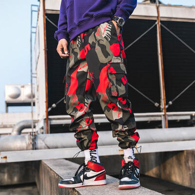 Hip Hop Streetwear Men Ankle-Length Joggers Pants Camouflage Mens Trousers Loose Casual Cargo Pant Elastic Waist Harem Pant
Hip Hop Streetwear Men Ankle-Length Joggers Pants Camouflage Mens Trousers Loose Casual Cargo Pant Elastic Waist Harem Pant