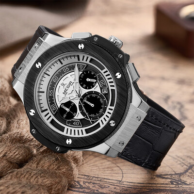 Megger MEGIR 2035-2 Mens Quartz Watch Three Eyes Casual Fashion Multifunction Business Watch
Megger MEGIR 2035-2 Mens Quartz Watch Three Eyes Casual Fashion Multifunction Business Watch