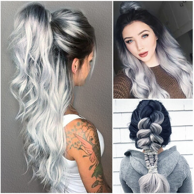〖Follure〗Sexy Women Long Hair Black Gradient Big Wave Long Curly Wigs Rose Net High Tempe
〖Follure〗Sexy Women Long Hair Black Gradient Big Wave Long Curly Wigs Rose Net High Tempe