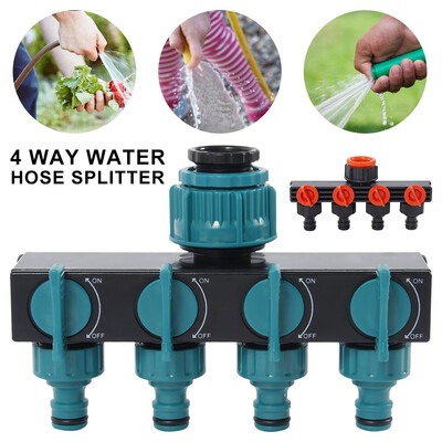 Home Garden Hose Pipe Splitter Drip Irrigation Water Connector Agricultural 4 Way Tap Connectors Useful
Home Garden Hose Pipe Splitter Drip Irrigation Water Connector Agricultural 4 Way Tap Connectors Useful