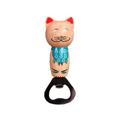 Wood Cartoon Cat Shaped Stainless Steel Bottle Opener&Fridge Magnet For Home Kitchen Bar Restaurant KTV Party
Wood Cartoon Cat Shaped Stainless Steel Bottle Opener&Fridge Magnet For Home Kitchen Bar Restaurant KTV Party