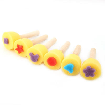 Greensen 6PCS Wooden Handle Kid Sponge Painting Stamp Roller Brushes Child Educational DIY Painting Tool
Greensen 6PCS Wooden Handle Kid Sponge Painting Stamp Roller Brushes Child Educational DIY Painting Tool