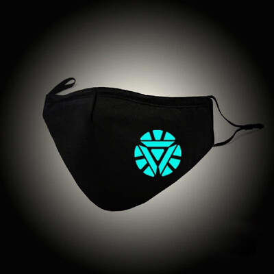 Cool Mask Luminous Mouth Mask Fashionanble Cotton Face Mouth Mask Anti Dust Unisex