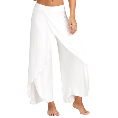Tailored Sexy Waist Wide Leg Flowy Pants Women Casual Summer Long Loose Yoga Pants BKL
Tailored Sexy Waist Wide Leg Flowy Pants Women Casual Summer Long Loose Yoga Pants BKL