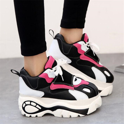 2019 Women Shoes Sneakers Flats Zapatillas Deportivas Woman Creepers Casual Shoes Increasing Heel Zapatos Mujer Flat Platform
2019 Women Shoes Sneakers Flats Zapatillas Deportivas Woman Creepers Casual Shoes Increasing Heel Zapatos Mujer Flat Platform