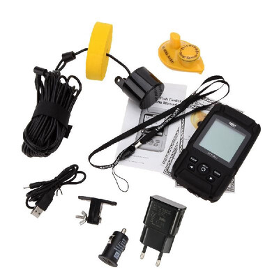 Water Resistant Portable LCD Fish Finder Wired Wireless Depth Sonar Sensor Sounder Alarm Transducer 100M
Water Resistant Portable LCD Fish Finder Wired Wireless Depth Sonar Sensor Sounder Alarm Transducer 100M