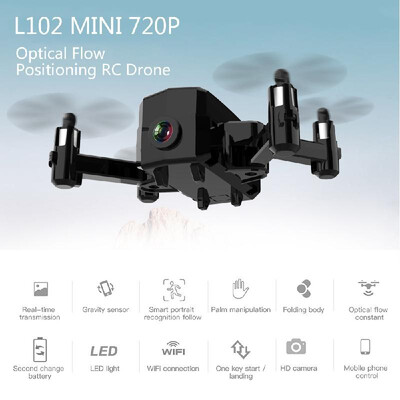 L102 Mini RC Drone with Camera 480P Wifi FPV Altitude Hold RC Quadcopter for Beginner Training Birthday Gift
L102 Mini RC Drone with Camera 480P Wifi FPV Altitude Hold RC Quadcopter for Beginner Training Birthday Gift