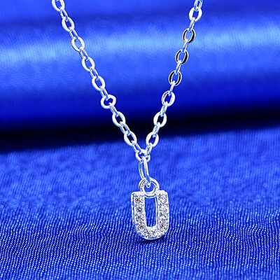 Sale 1PC Women Girls 26 Letter Pendant Necklace Graceful Unique Adjustable Silvery Letter Pendant Necklaces
Sale 1PC Women Girls 26 Letter Pendant Necklace Graceful Unique Adjustable Silvery Letter Pendant Necklaces