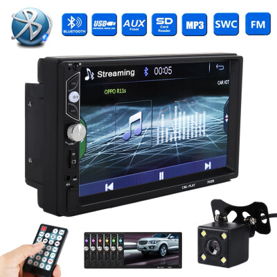 7" 2Din Touch Screen Car Radio MP5 MP3 Player Bluetooth Stereo FM Radio Autoradio Mirrow Link SD 4 LED CAM
7" 2Din Touch Screen Car Radio MP5 MP3 Player Bluetooth Stereo FM Radio Autoradio Mirrow Link SD 4 LED CAM