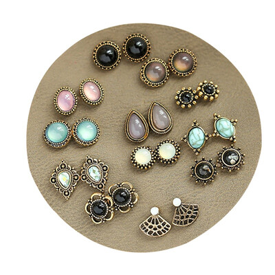 Personality Nails Women Jewelry Accessories Resin Earrings Set Water Drop & Round Ear
Personality Nails Women Jewelry Accessories Resin Earrings Set Water Drop & Round Ear