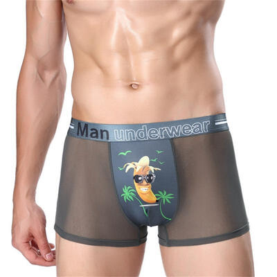 Mens Modal Sexy Silk Printing Breathable Boxers Underwear Taste 3D Banana Pattern 6 Colors Optional
Mens Modal Sexy Silk Printing Breathable Boxers Underwear Taste 3D Banana Pattern 6 Colors Optional