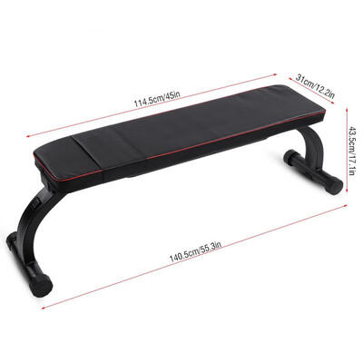 Greensen Home Gym Fitness Flat Bench Foldable Legs for Dumbbell Weight Lifting Exercise
Greensen Home Gym Fitness Flat Bench Foldable Legs for Dumbbell Weight Lifting Exercise